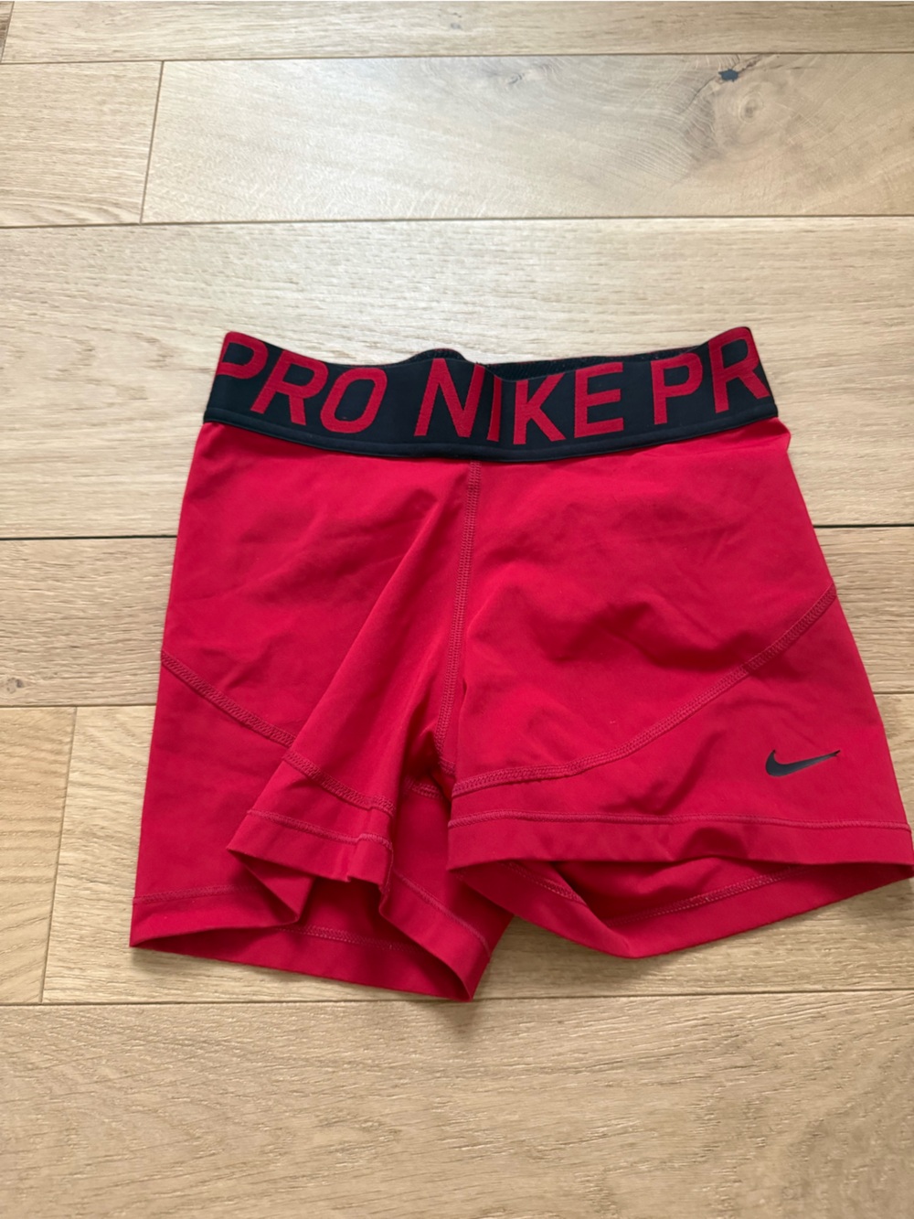 Nike Pro Red Athletic Shorts